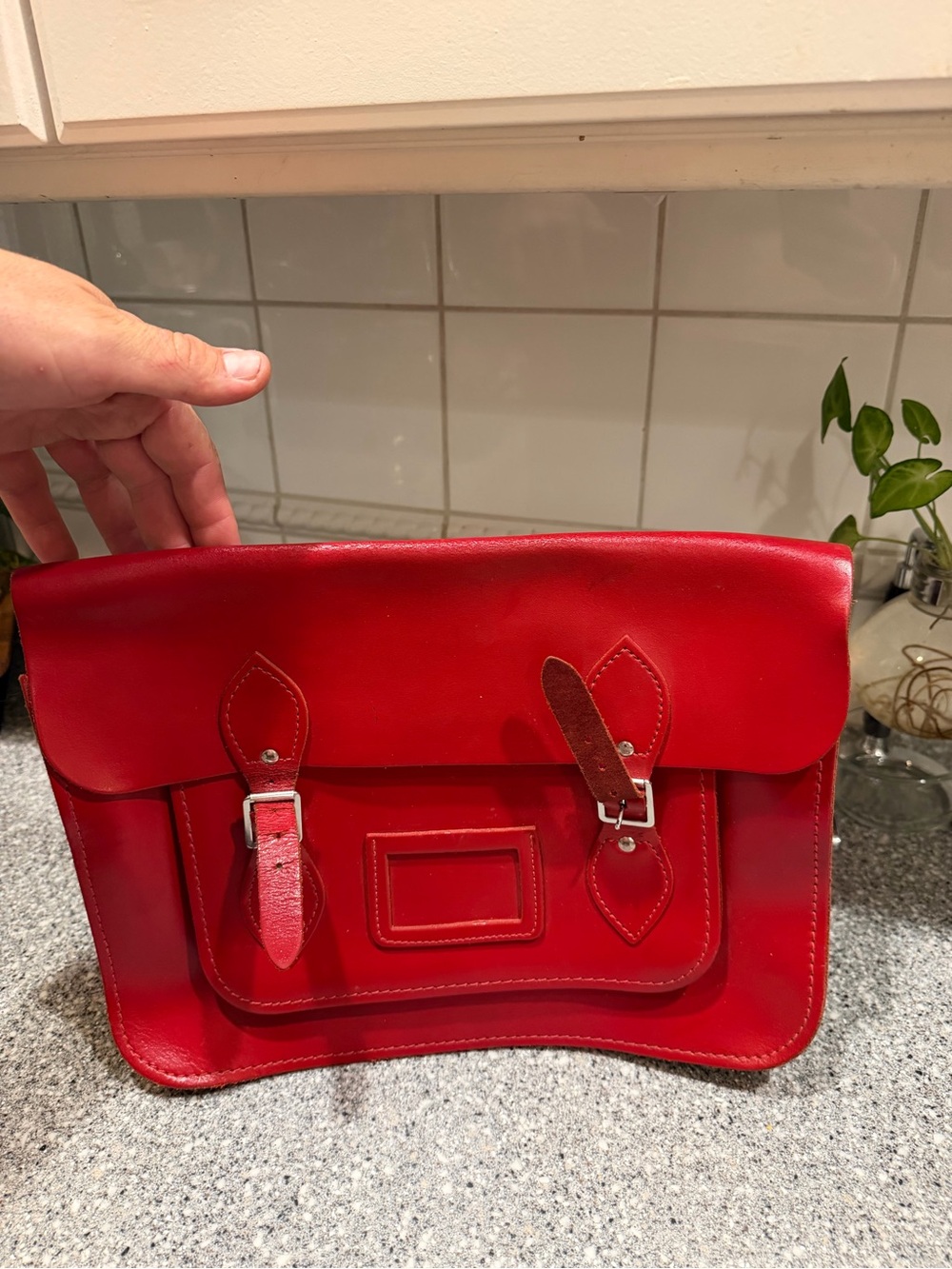 The Cambridge Satchel Company 13 inch Satchel in Red ( Missing Strap)